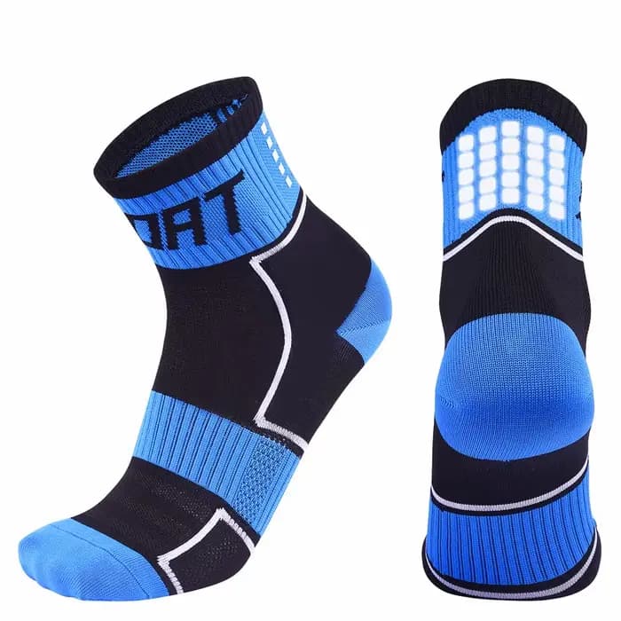Chaussettes de course réfléchissantes pour femmes, chaussettes de cyclisme de nuit pour hommes, chau
