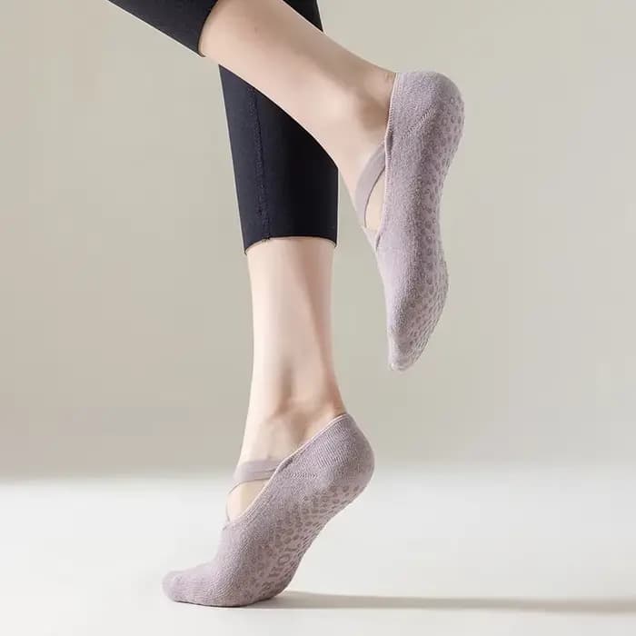 Chaussettes de Yoga professionnelles femmes Silicone anti-dérapant Pilates chaussettes coton respira