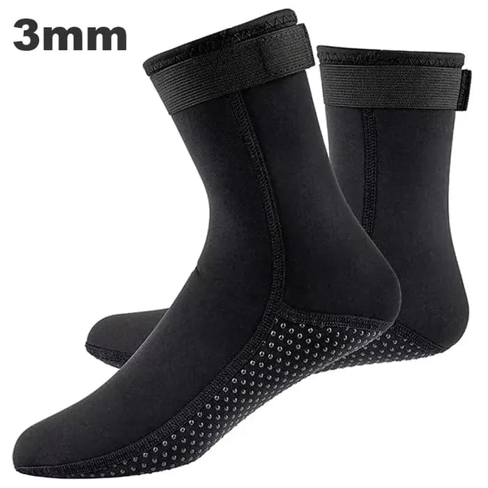 Chaussettes de plongée en néoprène antidérapantes pour adultes, 3mm et 5mm, chaussures de combinaiso