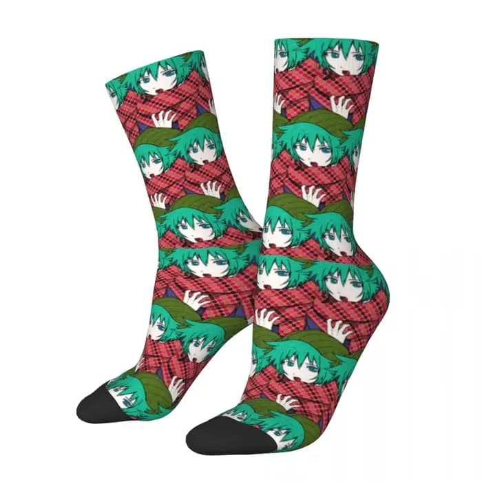 Shin Tsukimi votre tour pour mourir chaussettes hommes femmes décontracté YTTD Anime jeu chaussettes