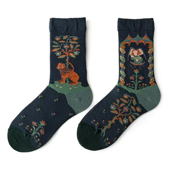 canard mandarin chaussettes pour hommes et femmes Original AB chaussettes à la mode moyen haut Tube 