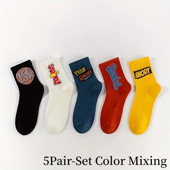Chaussettes unisexes en coton doux à motifs, respirantes, amusantes, décontractées, athlétiques, str