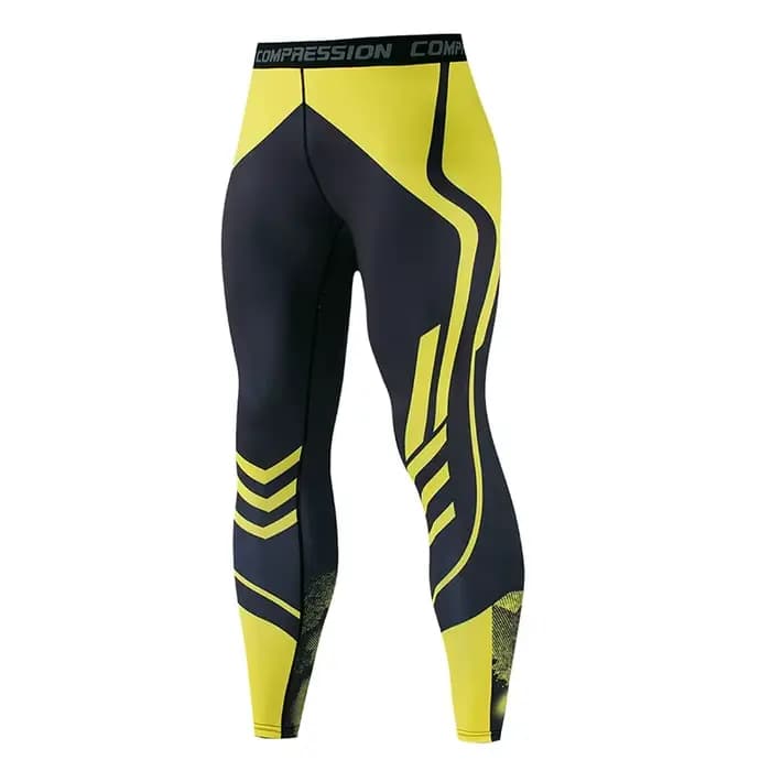Leggings de Compression collants pour hommes course Sport homme vêtements de Sport entraînement cycl