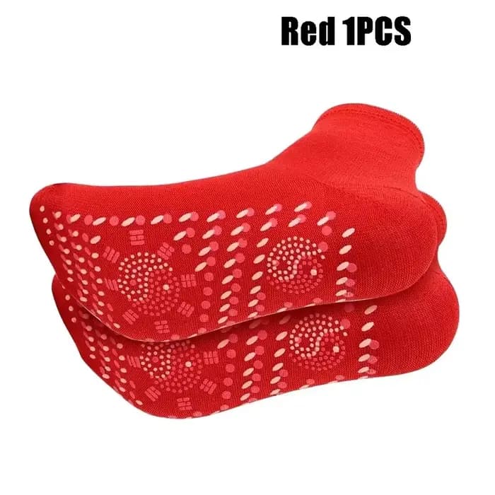 Tourmaline-Chaussettes auto-chauffantes, chaussettes de soins de santé thermiques, chaussettes court