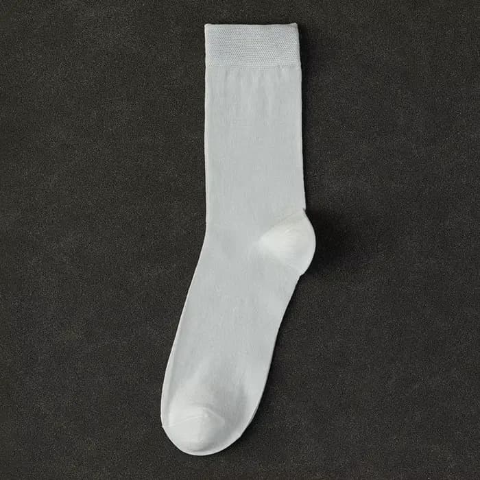 Chaussettes d'été fines et respirantes en soie de mûrier pour hommes, chaussettes à Tube central, mo
