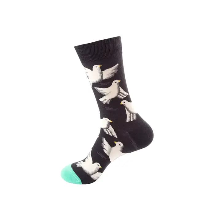 HAPPY SOCKS Taille 36-40 Personnalité des femmes adultes Quatre saisons Chaussettes épaisses mi-tube