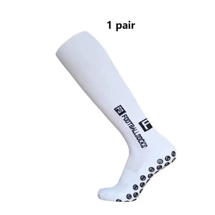 Chaussettes de Football antidérapantes pour hommes et femmes, respirantes, hauteur des genoux, bas d