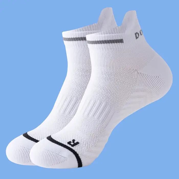 Chaussettes de course Marathon pour hommes et femmes, bas de serviette épais, chaussettes de sport à