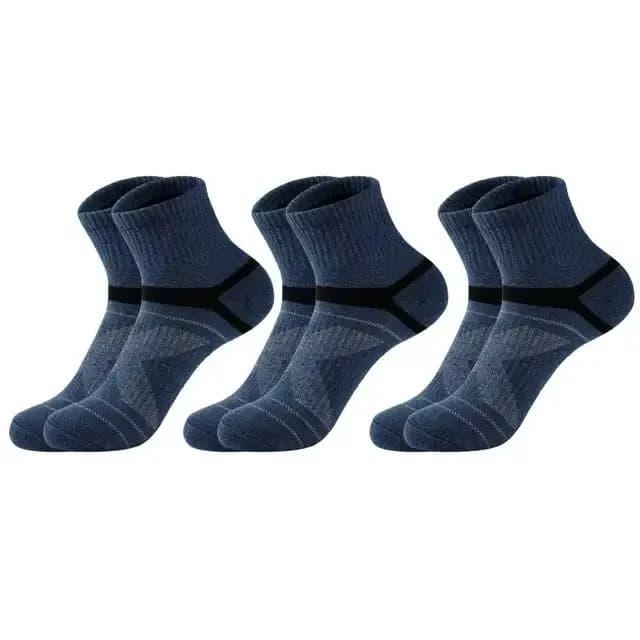 Chaussettes de dehors Noires pour Homme, Décontractées, Souples, Absorbant la Sueur, Respirantes, Qu