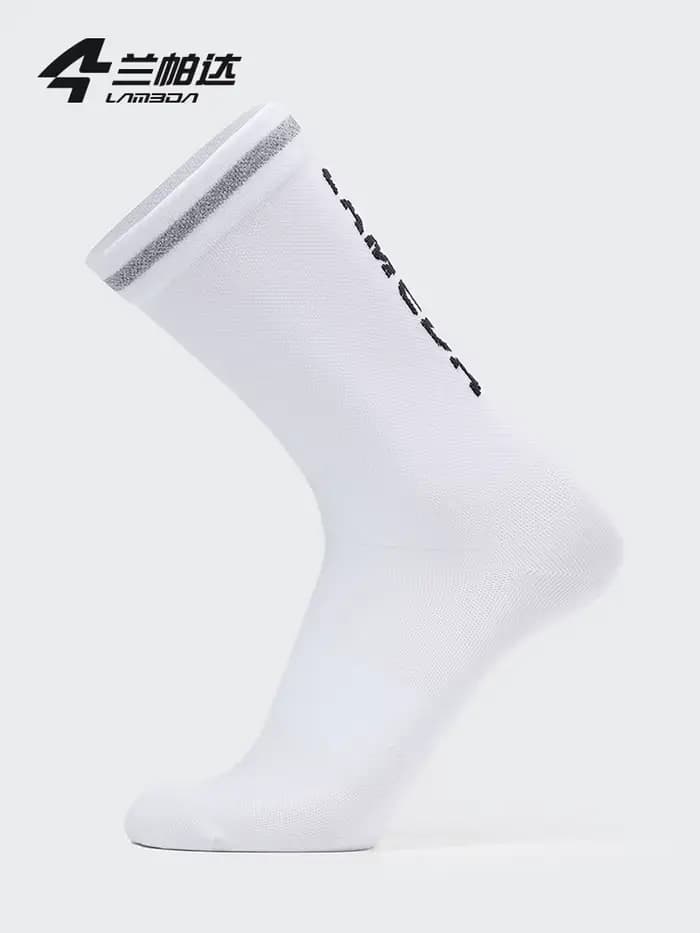 LAMEDA chaussettes de cyclisme Compression chaussettes de vélo de route vtt équitation bas de vélo h