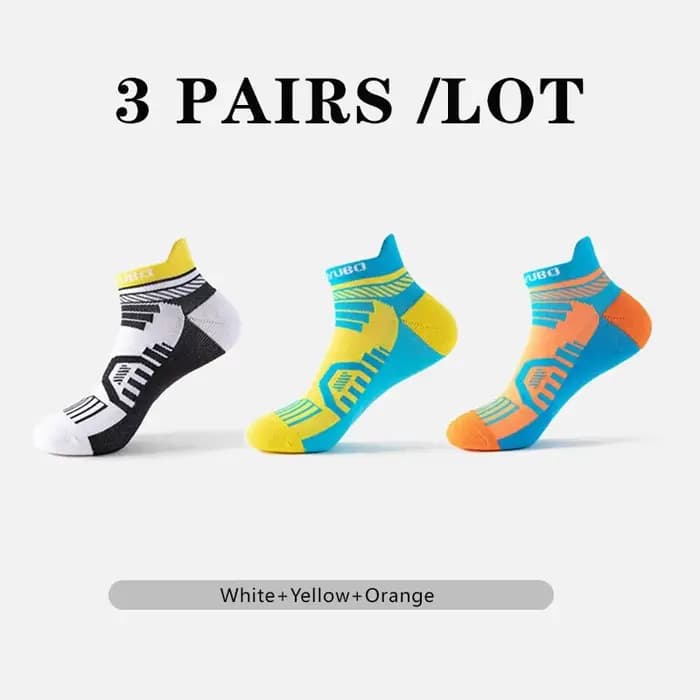 3 paires/lot hommes coupe basse chaussettes de Fitness professionnel hommes chaussettes de basket-ba