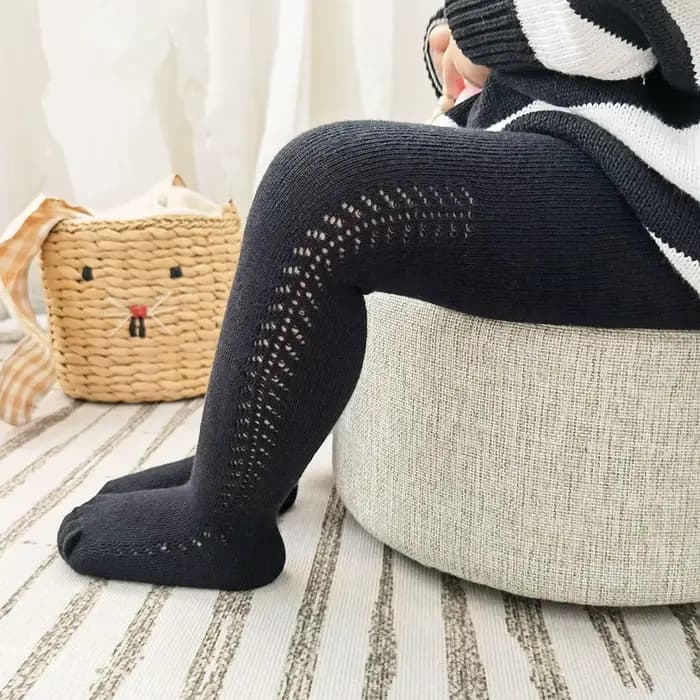Collants en coton pour bébés garçons et filles, bas d'automne pour enfants, respirants, solides, mig