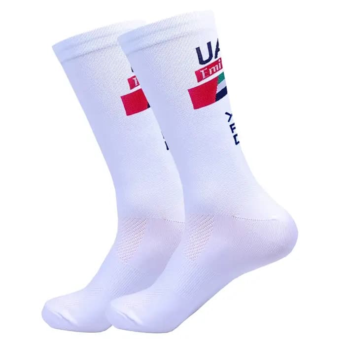 Nouveau noir FDJ chaussettes de cyclisme équipe des EAUES chaussettes de football antidérapantes rem