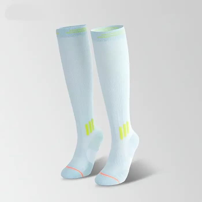 Chaussettes de sport à compression haute pour femmes, 1/6 paire, évacuation de l'humidité, anti-odeu