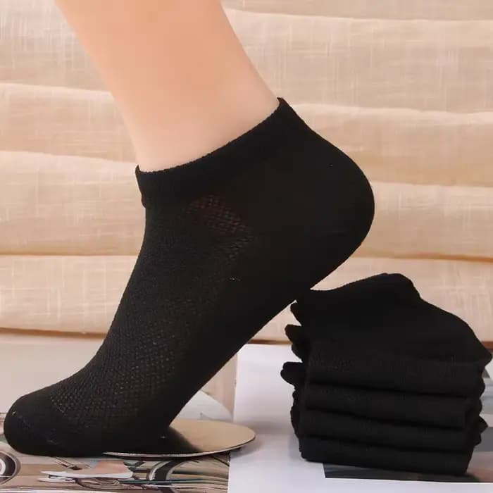 Chaussettes courtes pour hommes, chaussettes de Sport, de cyclisme, d'été, respirantes, coupe basse,
