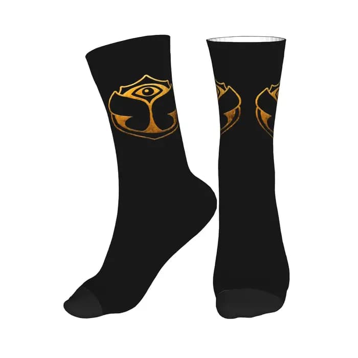 Chaussettes Tomorrowland pour hommes et femmes, chaussettes chaudes et tendance, style musique élect