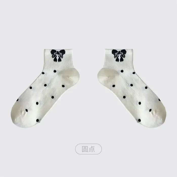 Chaussettes à tube bas en coton pour femmes, respirantes, drôles, à la mode, solides, vente en gros