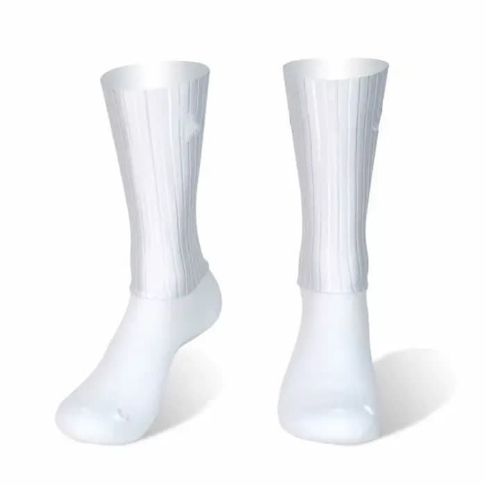 Chaussettes aérodynamiques d'été en Silicone antidérapantes, chaussettes de cyclisme pour hommes, vé