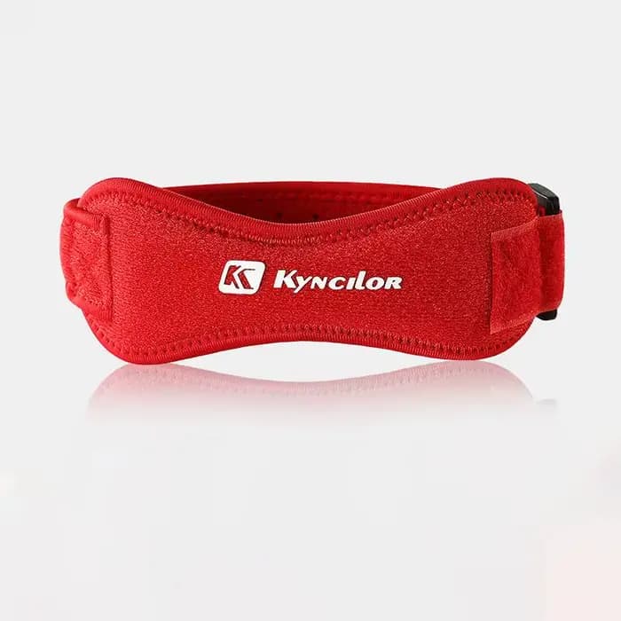 Genouillères de sport en silicone réglables, 1 pièce, adaptées au printemps et à l'été, pour la cour