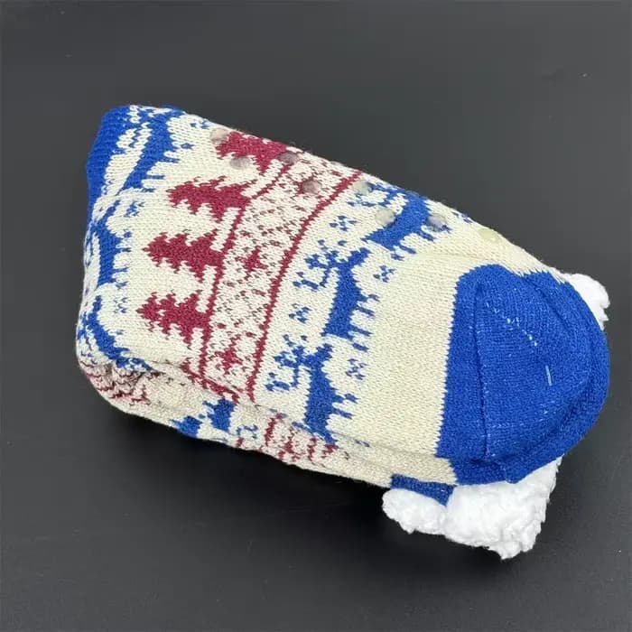 Chaussette thermique en peluche pour femme, chaussette moelleuse floue, chaussette de sol pour femme