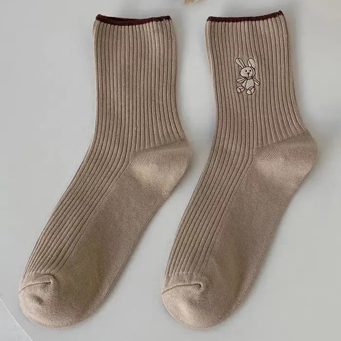 Femmes chaussettes nouvelle mode mignon confortable respirant chaussettes Style japonais mignon lapi