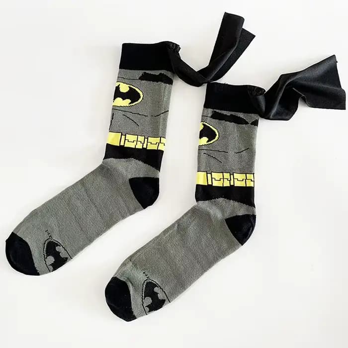 Chaussettes mi-mollet pour jeunes Cosplay, Capes en tricot, Bas hipster décorés, Dessin animé mignon