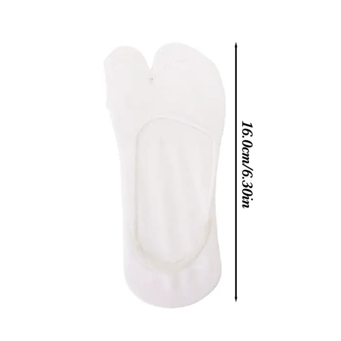 1/5 paires de chaussettes à deux doigts, absorbant la transpiration, antidérapantes, coupe basse, co