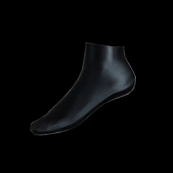 MJINM femmes brillant lisse sport respirant sans couture décontracté cheville chaussettes haute élas