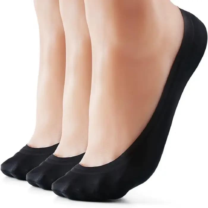 Chaussettes invisibles pour femmes, en Nylon, coupe Ultra basse, antidérapantes, doublure fine, invi