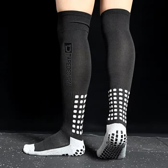 Chaussettes de football coordonnantes pour hommes, respirantes, genou haut, serviette astronomique, 