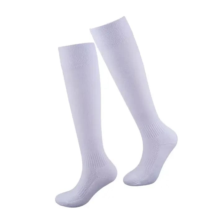 Chaussettes d'escrime professionnelles en coton blanc pour enfants et adultes, design épais, protège