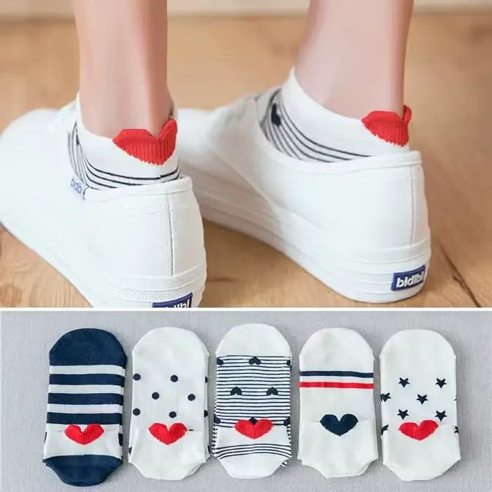 5 paires Lot Pack femmes chaussettes printemps été Animal licorne chat renard oreille dessin animé h