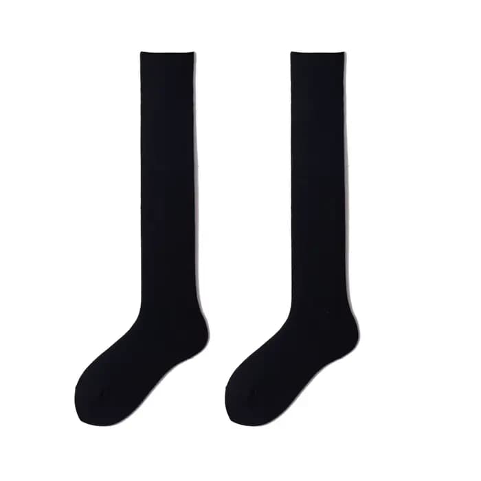 Chaussettes hautes colorées pour femmes, Dopamine, couleur unie, bleu Klein, Fuchsia, avocat, vert, 