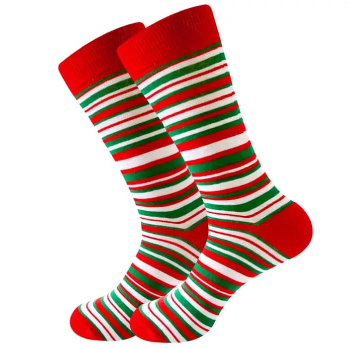 Chaussettes de noël à la mode, cadeau du père noël pour enfants, chaussettes amusantes unisexes pour
