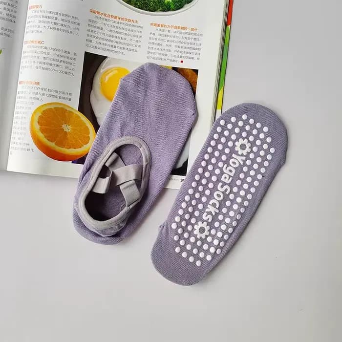Chaussettes de yoga professionnelles pour femmes, chaussettes de sport d'intérieur antidérapantes av