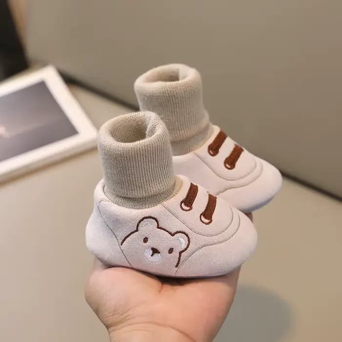 Chaussons-chaussettes pour bébé, chaussures mignonnes à motif de dessin animé pour enfants, chaussur