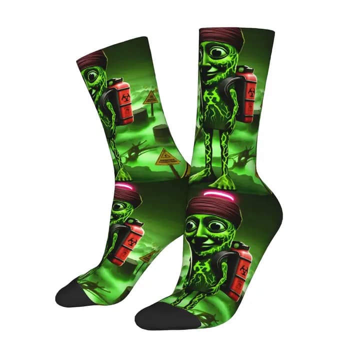 Chaussette drôle pour hommes Tung Tung Sahur cerveau italien Hip Hop Harajuku bonne qualité motif im