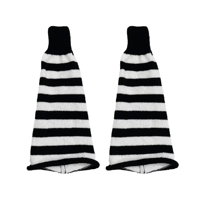 Chaussettes japonaises tricotées à rayures pour femmes, sous-culture Kawaii JK, bas polyvalents Y2k,