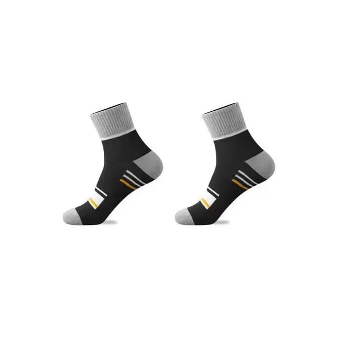 Chaussettes rayées en pur coton pour hommes, chaussettes de sport décontractées, anti-odeur, anti-fa