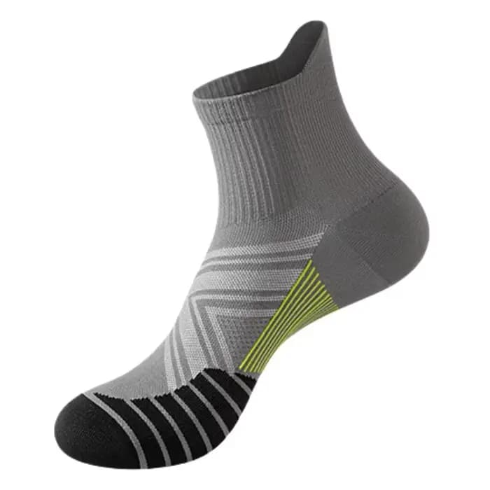 2 paires de chaussettes de course professionnelles pour marathon pour hommes, antidérapantes, respir