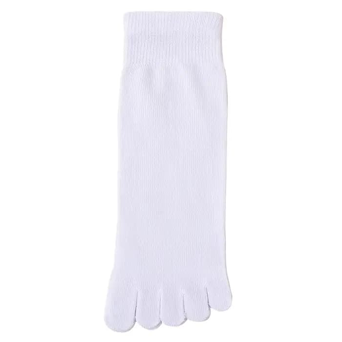 Chaussettes à cinq doigts pour hommes, chaussettes à cinq orteils en pur coton, absorbant la sueur, 