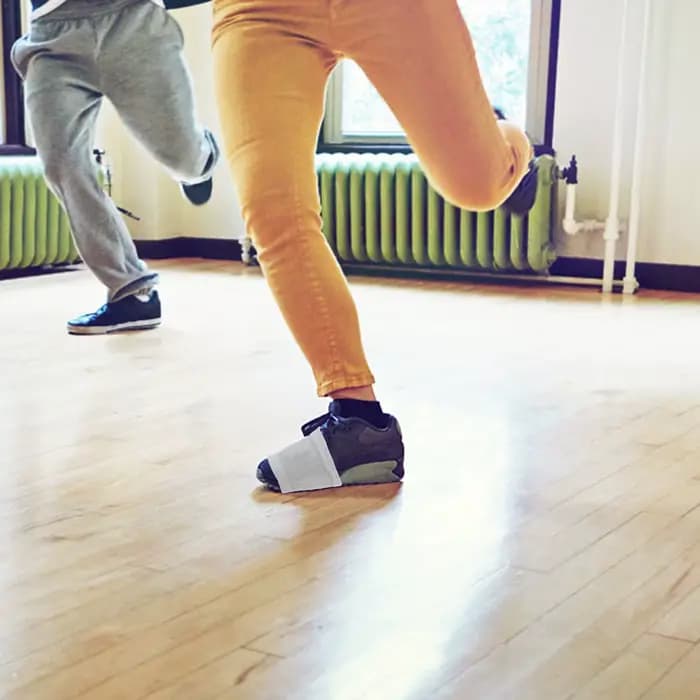 Chaussettes de danse pour chaussures, 2 pièces, en coton, antidérapantes, légères et respirantes, pr