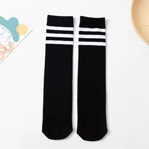 Chaussettes d'automne pour enfants, bas à tube central, couleur bonbon, bas de football classiques d