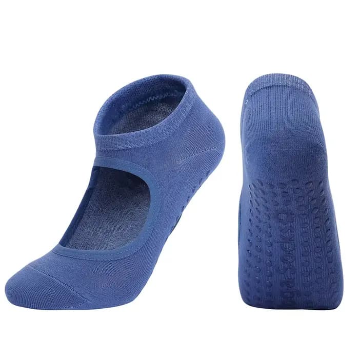 Chaussettes de Pilates de haute qualité pour femmes, antidérapantes, respirantes, dos nu, pour Yoga,