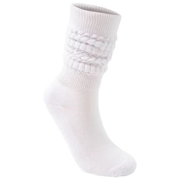 Chaussettes empilées pour femmes, chaussettes mi-hautes, chaussettes amples, chaussettes de sport po