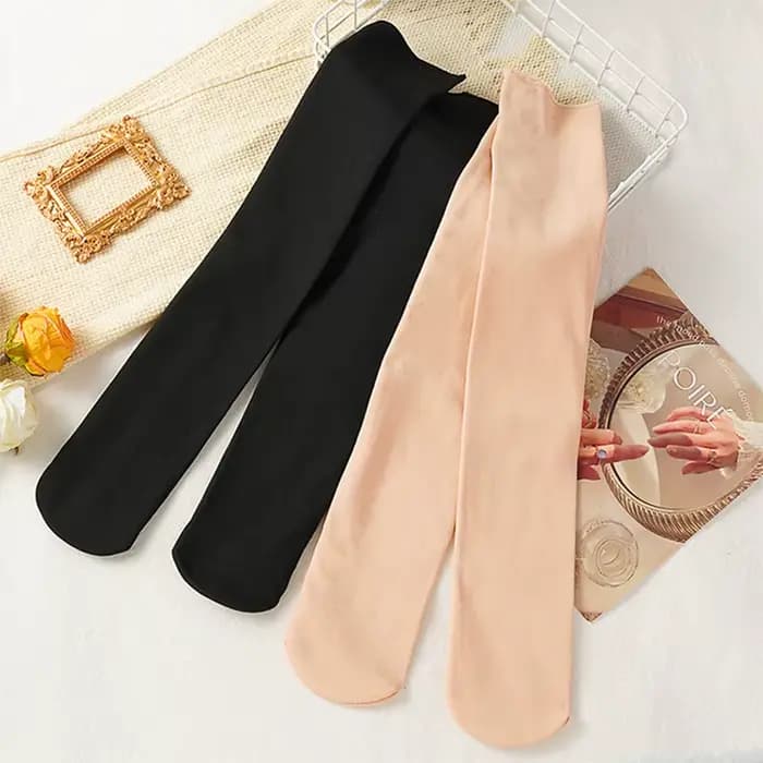 2 paires épaissir velours genou haute chaussettes chaudes femmes automne hiver chaud Long mollet nei