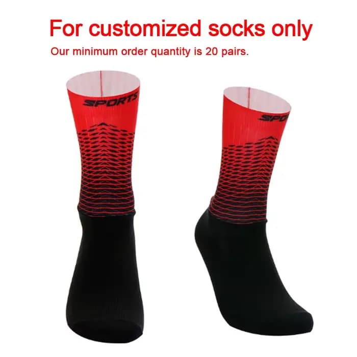 Chaussettes de cyclisme 2023 pour hommes, de haute qualité, nouvelles, personnalisées, à compression