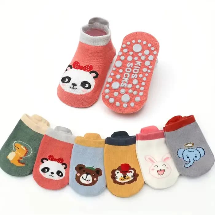 Chaussettes en coton pour enfants, confortables, respirantes, motif animal de dessin animé mignon, n