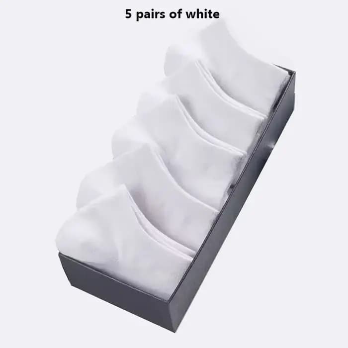 5/10 paires de chaussettes de sport respirantes pour femmes, chaussettes bateau de couleur unie, con