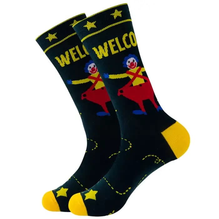 Chaussettes drôles pour hommes et femmes, Harajuku, Seton Alien, Monster Socks, Pumpkin, Bat Crew, H